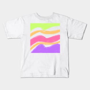 Colorful watercolor art design Kids T-Shirt